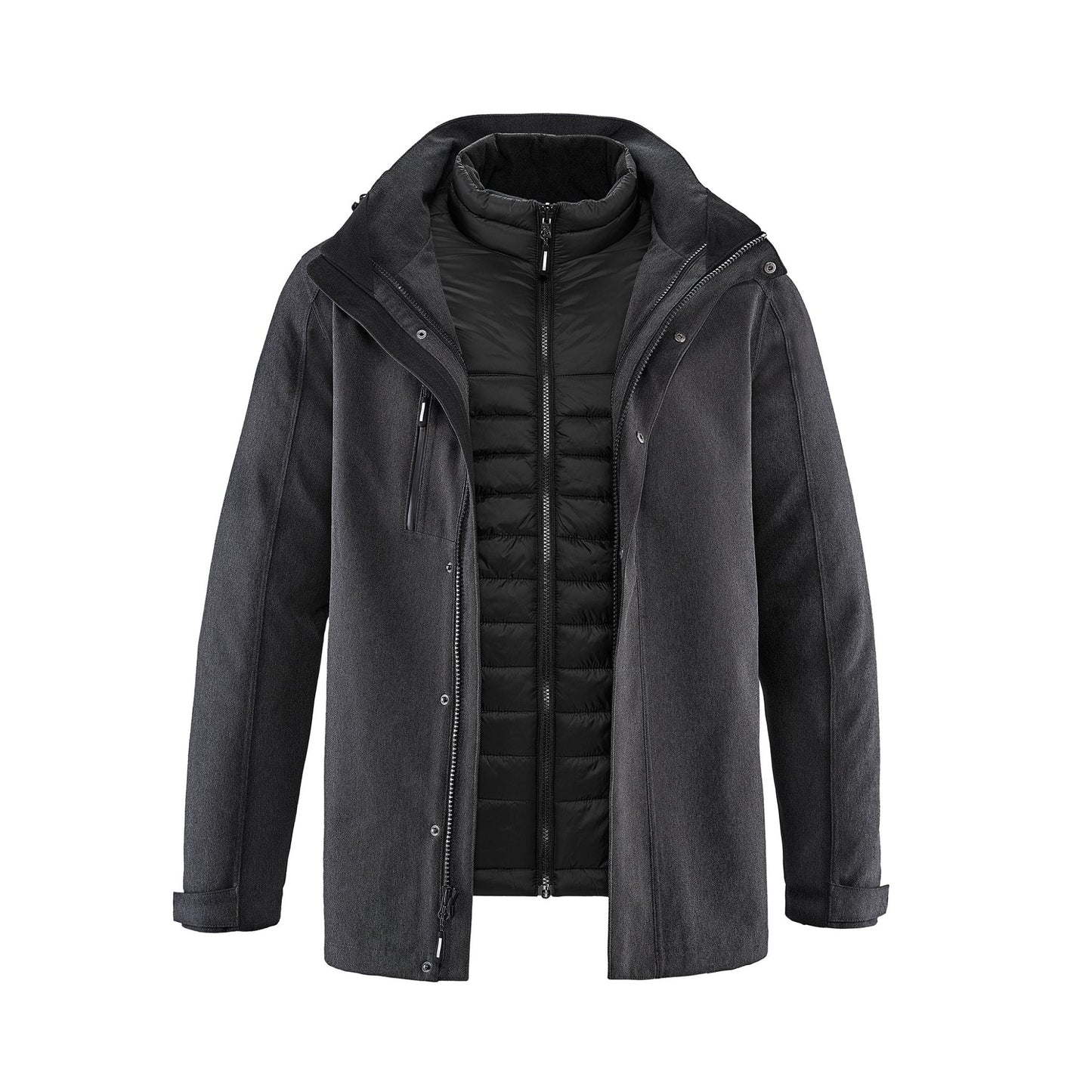 Apex Men's 3 - in - 1 Jacket – Customizable & All - Weather Protection - 3Thirty3 Custom Printing Company