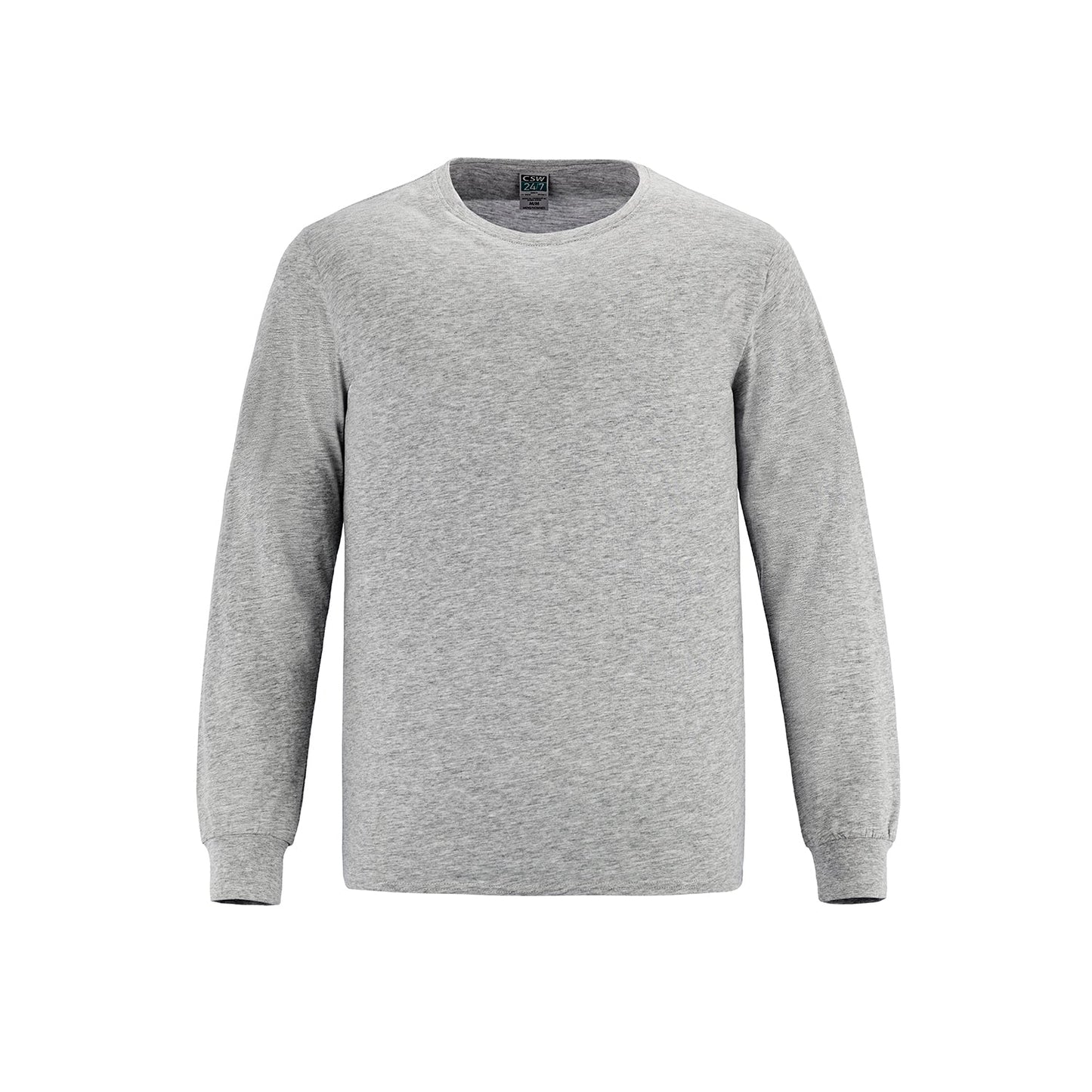 Breeze Youth Ring Spun Combed Cotton Long Sleeve Crewneck T-Shirt – Lightweight & Comfortable - 3Thirty3 Custom Printing Company