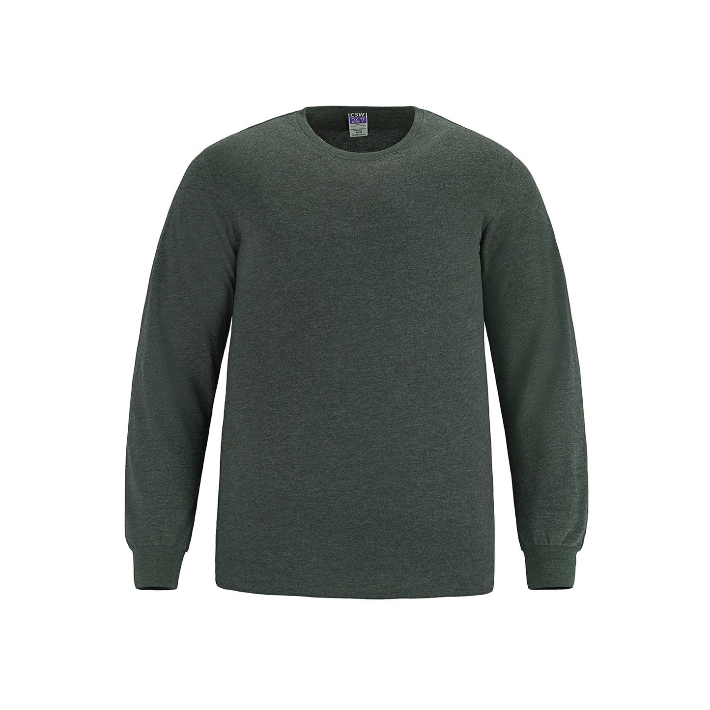 Breeze Youth Ring Spun Combed Cotton Long Sleeve Crewneck T-Shirt – Lightweight & Comfortable - 3Thirty3 Custom Printing Company