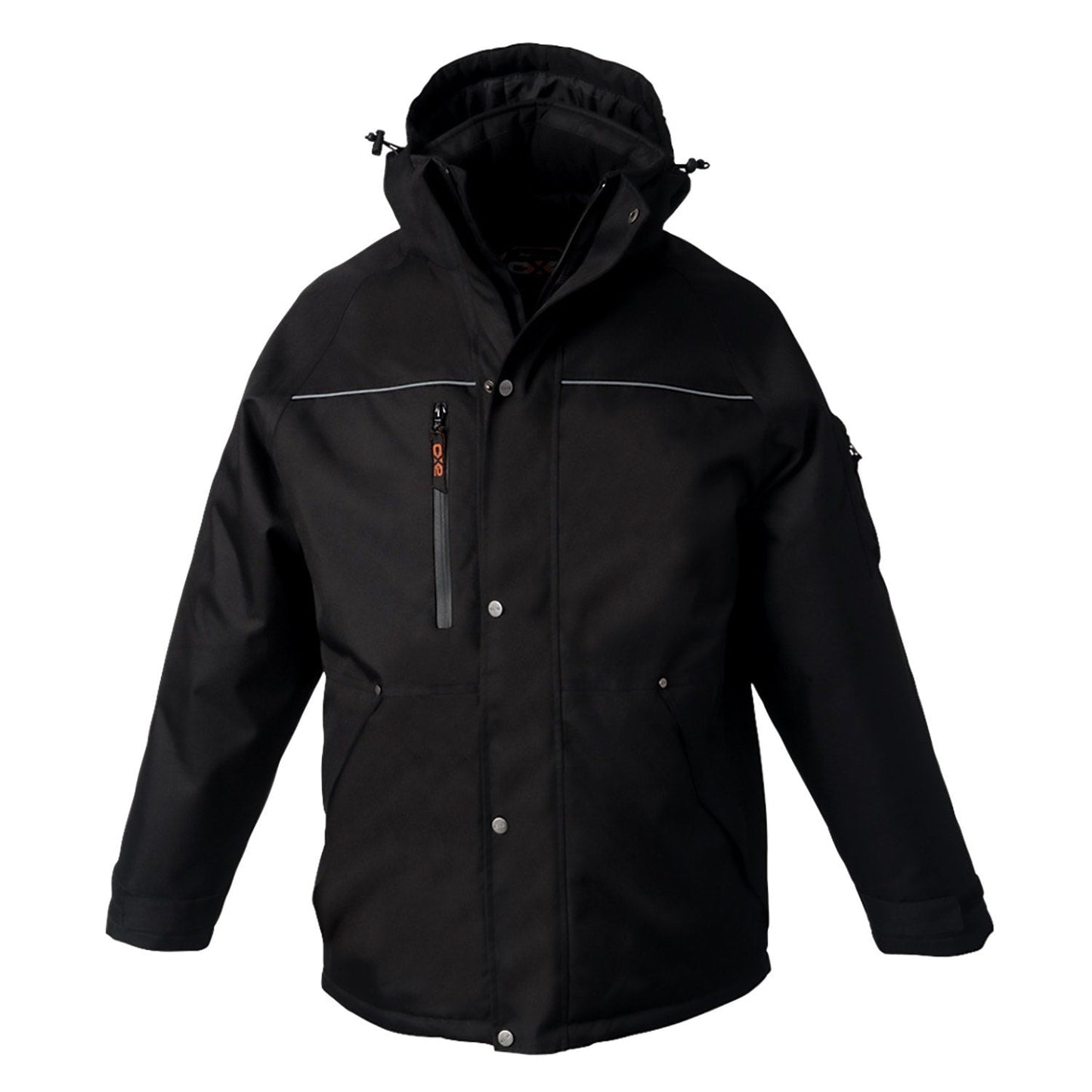 Defender Heavy Duty Insulated Parka w/ Detachable Hood – Customizable & Weather - Resistant - 3Thirty3 Custom Printing Company