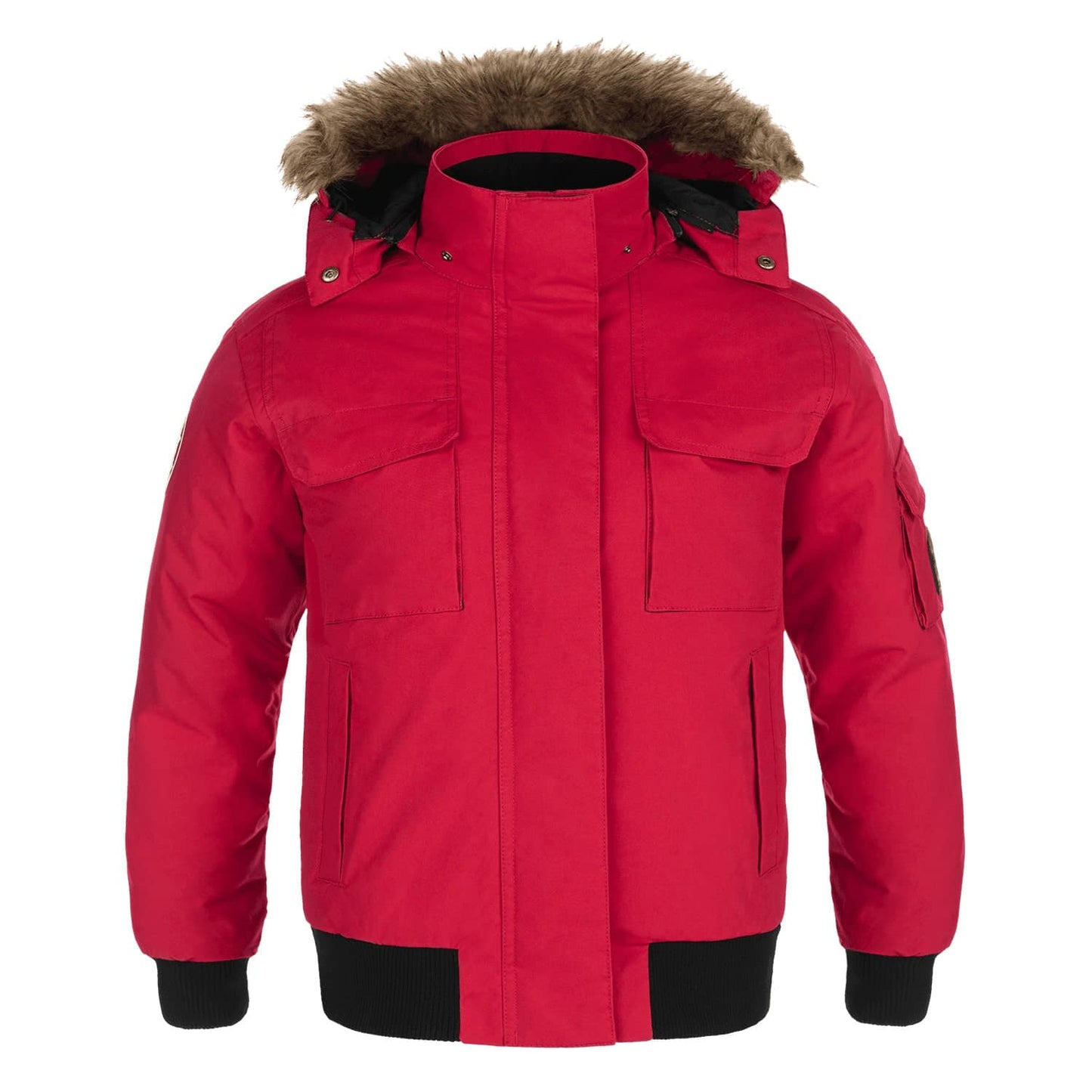Intense Ladies Cold Weather Bomber Jacket w/ Detachable Hood – Customizable & Insulated Outerwear - 3Thirty3 Custom Printing Company