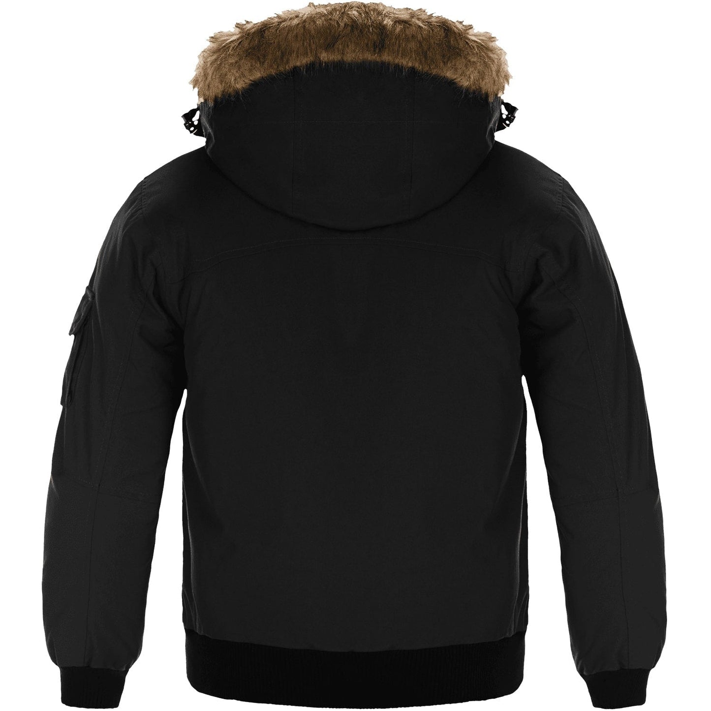 Intense Men's Cold Weather Bomber Jacket w/ Detachable Hood – Customizable & Insulated Outerwear - 3Thirty3 Custom Printing Company