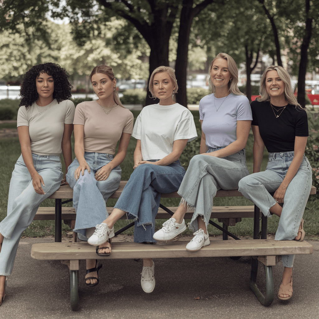 Women's T-Shirt Collection – Stylish, Comfortable & Custom-Ready - 3Thirty3 Custom Printing Company