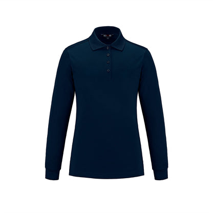 Birdie Ladies Long Sleeve Pique Mesh Polo – Customizable & Elegant - 3Thirty3 Custom Printing Company