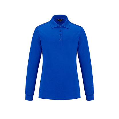 Birdie Ladies Long Sleeve Pique Mesh Polo – Customizable & Elegant - 3Thirty3 Custom Printing Company