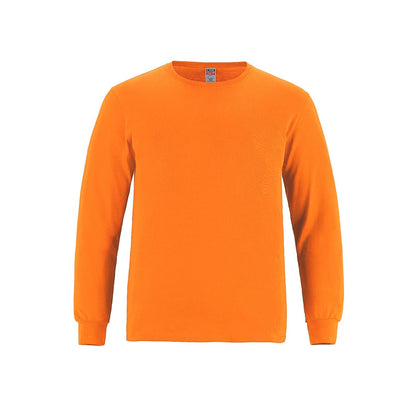 Breeze Youth Ring Spun Combed Cotton Long Sleeve Crewneck T-Shirt – Lightweight & Comfortable - 3Thirty3 Custom Printing Company
