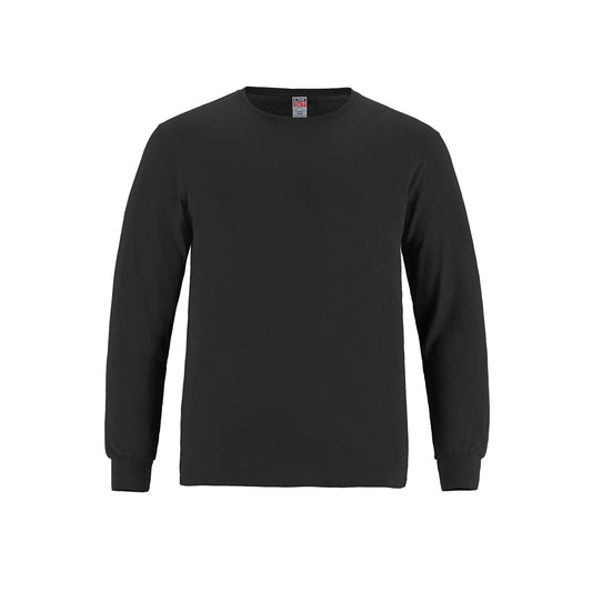Breeze Youth Ring Spun Combed Cotton Long Sleeve Crewneck T-Shirt – Lightweight & Comfortable - 3Thirty3 Custom Printing Company