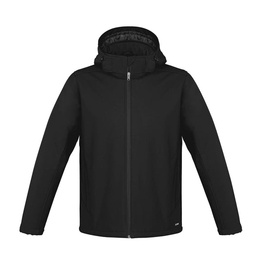 Hurricane Men’s Insulated Softshell Jacket w/ Detachable Hood – Customizable - 3Thirty3 Custom Printing Company