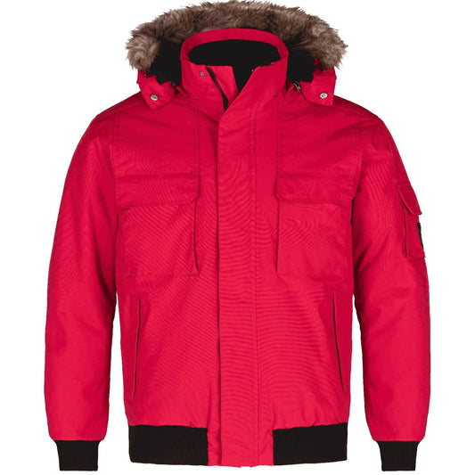 Intense Men's Cold Weather Bomber Jacket w/ Detachable Hood – Customizable & Insulated Outerwear - 3Thirty3 Custom Printing Company