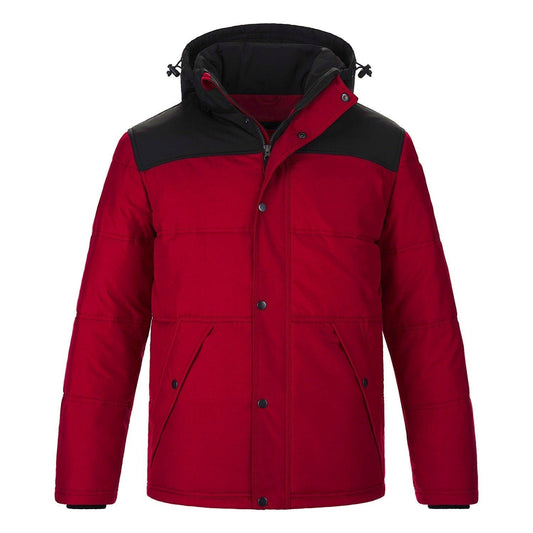 Nunavut Men's Puffy Coat w/ Detachable Hood – Customizable & Insulated Outerwear - 3Thirty3 Custom Printing Company