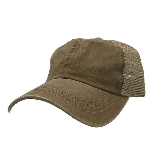 Pigment Dyed Trucker Mesh Cap – Customizable & Classic - 3Thirty3 Custom Printing Company