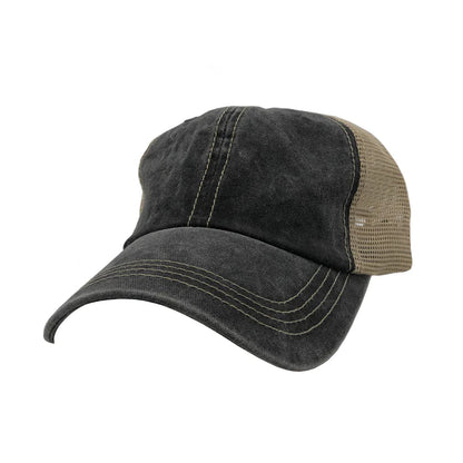 Pigment Dyed Trucker Mesh Cap – Customizable & Classic - 3Thirty3 Custom Printing Company