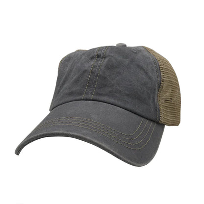 Pigment Dyed Trucker Mesh Cap – Customizable & Classic - 3Thirty3 Custom Printing Company