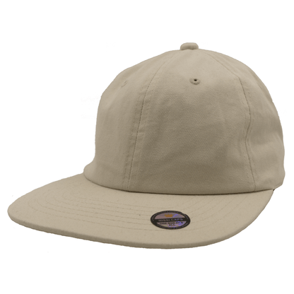 Washed Cotton Flat Bill Cap – Customizable & Modern - 3Thirty3 Custom Printing Company