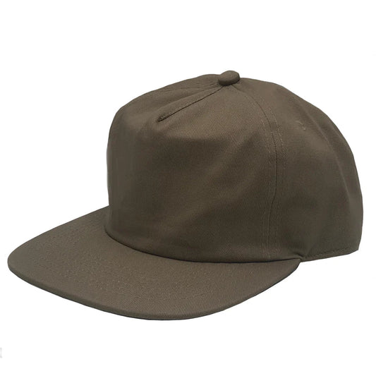 Washed Cotton Middle - Profile Flat Bill Cap – Customizable & Versatile - 3Thirty3 Custom Printing Company